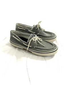 Sperry Boat Shoes Gray Canvas Mens Size 8.5 - Bild 1 von 7