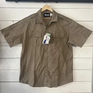 Blauer Streetgear 8713X Camicia Manica Corta Argento Tan XL NUOVA CON ETICHETTE - Foto 1 di 6