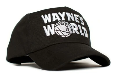 WAYNE'S WORLD Embroidered Cotton Twill TV Movie Cap Hat Adult - Image 1 of 4