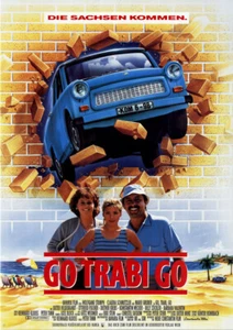 Go Trabi Go ORIGINAL A1 Kinoplakat gerollt Wolfgang Stumph / Marie Gruber - Bild 1 von 1
