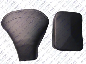 VESPA FRONT REAR SEAT VBA VBB GL VNA VNB 125 150 SPRINT BLACK CHROME HANDLE - Picture 1 of 9