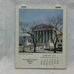Calendario ricordo vintage 1957 Washington D.C. - Foto 1 di 9