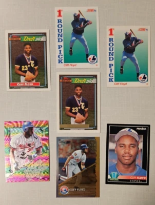 Cliff Floyd lot - Montreal Expos - Image 1 of 2