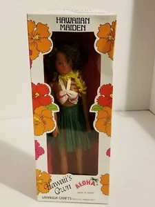Vintage Hawaiian Maiden Doll Hawaii's Own Aloha Lanakila Crafts Hawaii - Picture 1 of 8