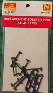 N Scale MICRO TRAINS 003 12 030 Replacement Bolster Pins (AT Type)  2 dz 1034 - Picture 1 of 1