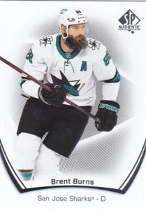 2021/22 SP AUTHENTIC..BRENT BURNS..CARD # 72..SHARKS..FREE COMBINED SHIP - Picture 1 of 1