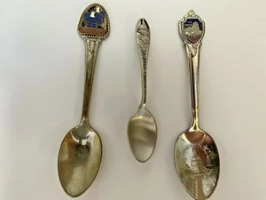 Lot von 2 Washington, DC Area und 1 Bicentennial Souvenir Sammellöffeln - Bild 1 von 2