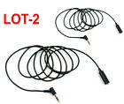 2x 3,5 mm Ersatz Kopfhörer Audio Verlängerungskabel Kabel für Bose QC3 QC15 IE OE