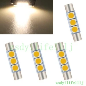 4x For Buick Verano Car Interior Sun Visor Cover Led Light Frame Lamp Warn White - Picture 1 of 2