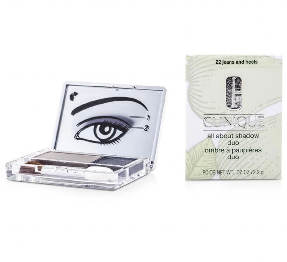 Clinique All About Shadow Duo - Choose Shade - 2.2g/0.07oz Full Size New in Box - Image 1 of 1