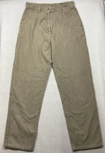 Woolrich Corduroy Chino Pants Women's 10 30x30 Beige Flat Front - Picture 1 of 11