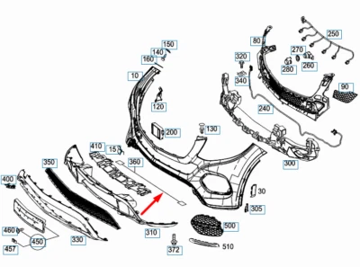 ЖГУТ ПРОВОДОВ ДАТЧИКА ТЕМПЕРАТУРЫ MERCEDES-BENZ GLE COUPE C292 A2925409305 - Изображение 1 из 2