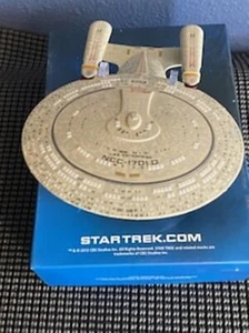 2012-Eaglemoss-Star Trek-USS Enterprise NCC-1701-D 0842 A/D Die Cast Metal Ship - Bild 1 von 10