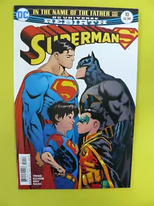 Superman #10 - 1st Meeting of Damian Wayne Robin & Jon Kent Superboy - VF+ - DC - Picture 1 of 10