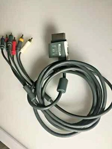 Official Microsoft Xbox 360 Component AV HD TV Cable Composite Audio Video Lead - Picture 1 of 3
