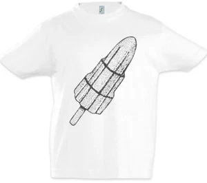 Rocket Ice I Kids Boys T-Shirt Cream Man Astronaut Space Fun - Picture 1 of 1