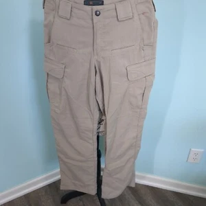 5.11 Tactical Series Pants Womens Size 6 Beige Cargo Pockets Career Work Duty - Picture 1 of 5