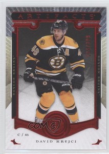 2015-16 Upper Deck Artifacts Ruby /399 David Krejci #78