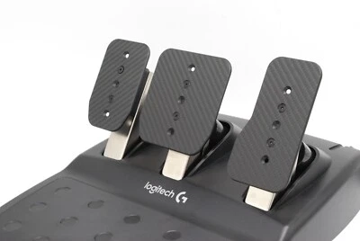Pro Carbon Pedal Faces for Logitech G923 G29 G920 G27 G25 Genuine Carbon Fibre - Image 1 of 4