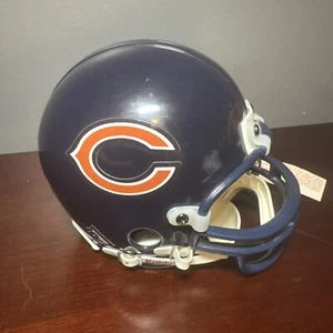 Chicago Bears Riddell Mini Helmet 3 5/8 - Navy Helmet with Burnt Orange "C" logo - Picture 1 of 7