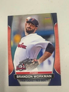 Brandon Workman 2018 Pawtucket Red Sox Team Card - Picture 1 of 1