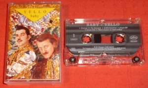 YELLO - UK CASSETTE TAPE - BABY - WITH RARE ADVERTISING INSERT - Picture 1 of 7
