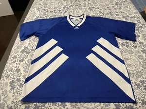 Adidas Equipment Soccer Jersey Football Shirt 1993 Royal XL Schalke - Picture 1 of 7