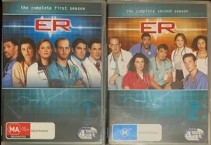 ER : Season 1 & 2 (DVD, 2006, 8-Disc Set) George Clooney - Picture 1 of 6
