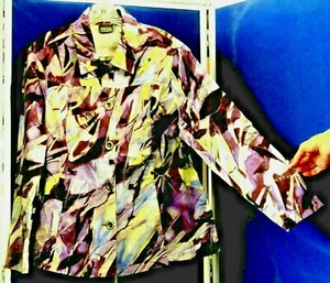 EUC schöne ZUSÄTZE von CHICO'S ungefütterte JACKE Baumwolle & 3 % Elasthan Gr. 3 - Bild 1 von 5