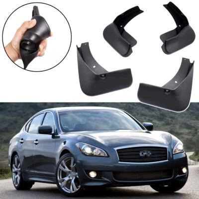 4 Mud Flaps Splash Guard Fender Car Mudguard for Infiniti M35 M37 M37S 2011-2015 - Image 1 of 4