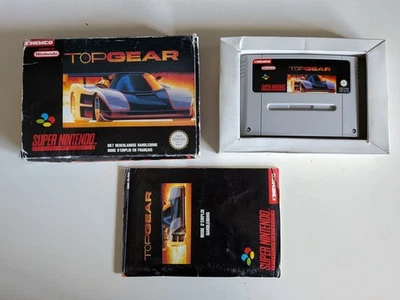 Top Gear SNES Super Nintendo Complet FAH - Photo 1/4