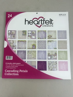 Heartfelt Creations Set Of 9 Collection 24 Pages 12 x 12 Paper Pad Pick One - Image 1 of 4