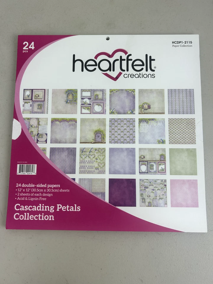 Heartfelt Creations Set Of 9 Collection 24 Pages 12 x 12 Paper Pad Pick One - Image 1 of 4