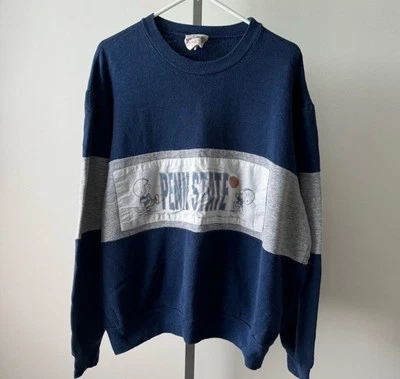 Vintage vtg Penn state peanuts sweater nutmeg XL 90s  - Image 1 of 4