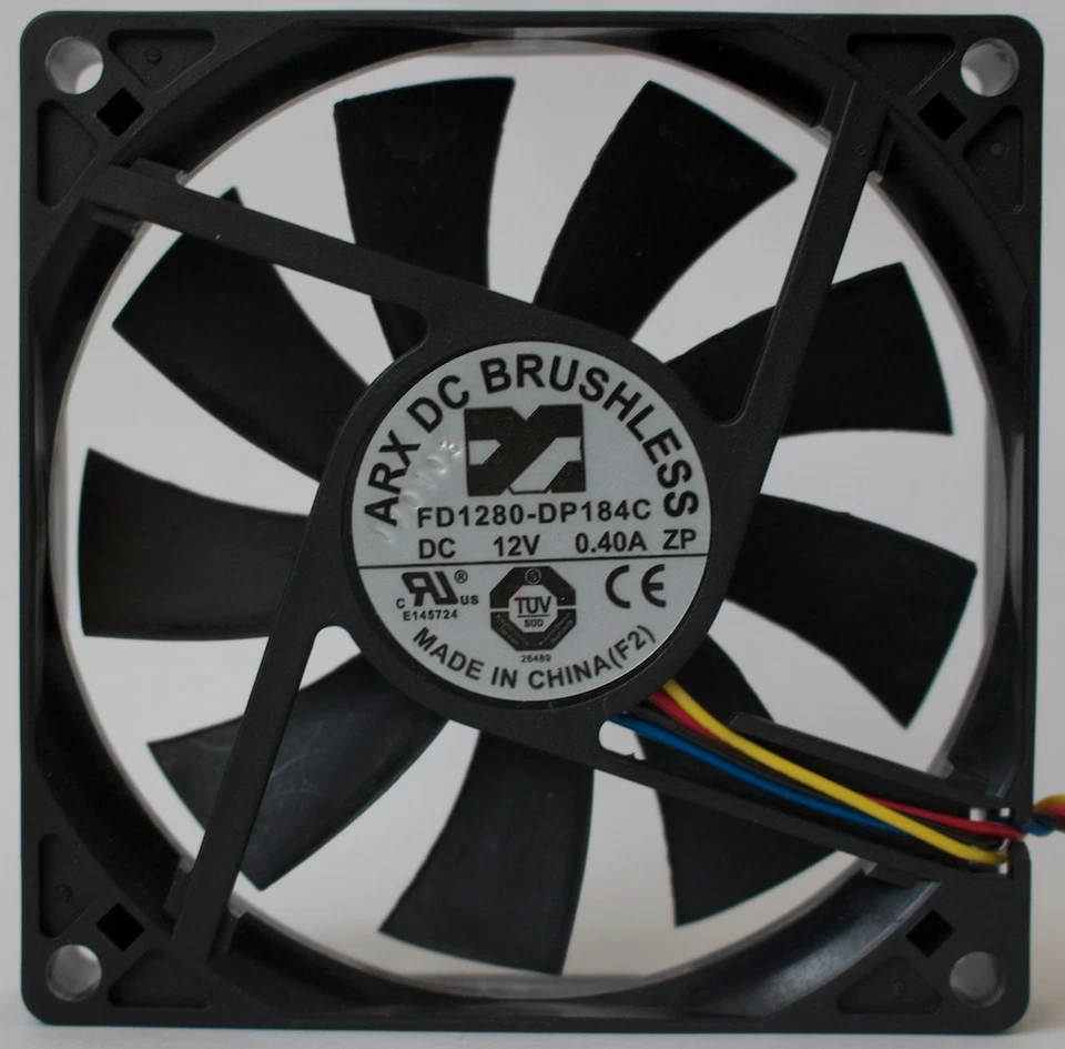 ARX FD1280-DP184C 12V 0.4A 80x80x15mm 4Pin PWM Cooler Cooling FAN - Image 1 of 2