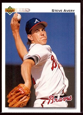 1992 Upper Deck #475 Steve Avery - Atlanta Braves - Image 1 of 4