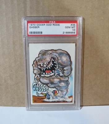 1970 Odder Odd Rods #35 Gasser PSA 10 Pop-1 - Image 1 of 2
