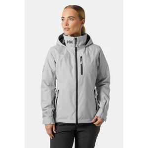 Helly Hansen Sport Crew Hooded Midlayer Sailing 2.0 Women's Grey Sailing Jacket - Picture 1 of 9