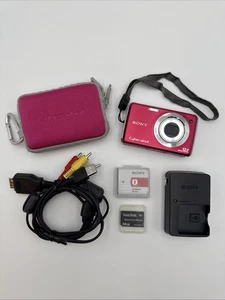 Sony CyberShot DSC-W230 12.1MP Digital Zoom Camera Bundle 4X Carl Zeiss Working - Picture 1 of 24