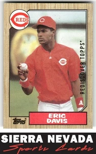 2017 Topps #412 Eric Davis 1987 Topps Wiederentdeckung - Bild 1 von 2