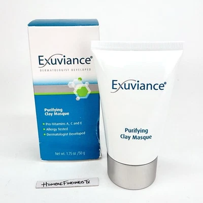 EXUVIANCE  Purifying Clay Masque 1.7oz Professional Face Mask Anti-Aging New Box - Image 1 of 4