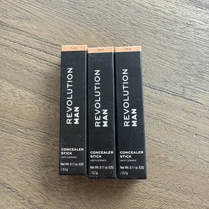 Lot Of 3, Revolution Man Concealer Stick Tan, 0.11oz, NIB - Picture 1 of 5
