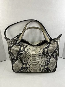 Coach Madison Smythe Satchel/Shoulder Bag in Diamond Python Leather. PLZ READ - Picture 1 of 13