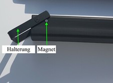 Gabelverlängerung geschlossen mit Magnethalterung 1500 mm - 3000 mm // 1 Paar 
