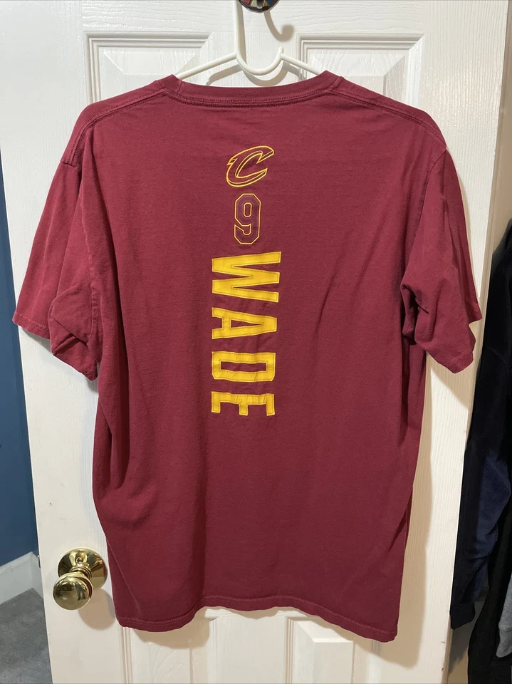 Мужская красная рубашка Dwyane Wade Cleveland Cavaliers Fanatics размер большой - Изображение 1 из 2