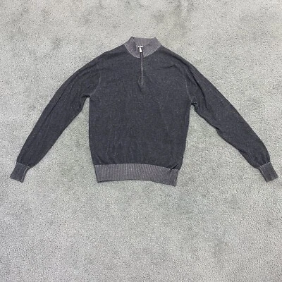 Suéter de golf Peter Millar seda algodón cachemir 1/4 cremallera para hombre pequeño S Foto 1 de 4