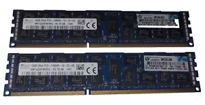 SK Hynix 32GB (2 x 16GB) PC3-14900R DDR3 1866MHz ECC Registered Server RAM - Picture 1 of 4