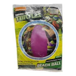 Pallone da spiaggia Teenage Mutant Ninja Turtles con kit riparazione piscina 20" gioco acqua - Foto 1 di 3