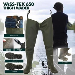 Vass-Tex 650 Serie Coscia Wader / Pesca Waders Cosciali - Foto 1 di 6