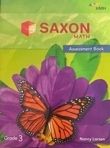 Saxon Math 3rd Grade 3 Student Assessment Guide Book 2018 Tests - Picture 1 of 1
